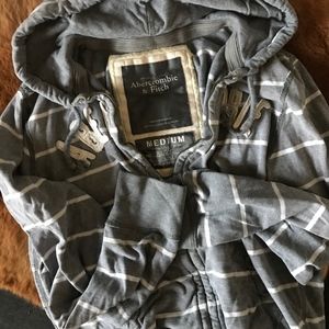 Mens Abercrombie & Fitch Zip Sweatshirt